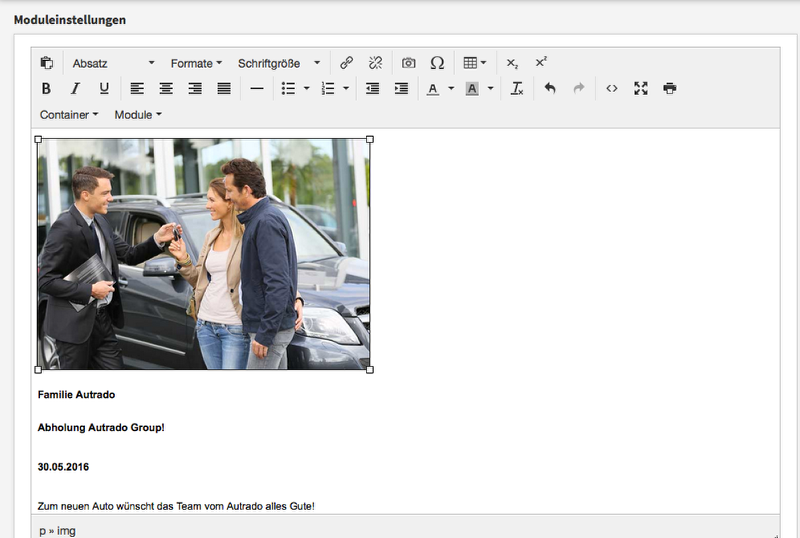 Schritt 1: ersten Standardinhalt erstellen und vervielfältigen