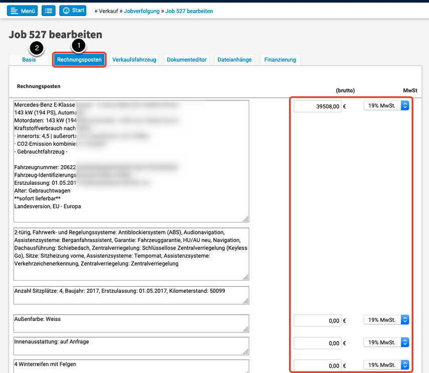 Lieferantenbestellung kontrollieren