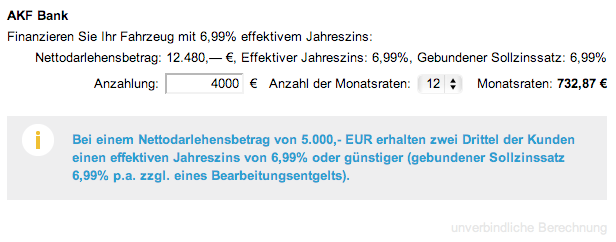 Finanzierungsrechner